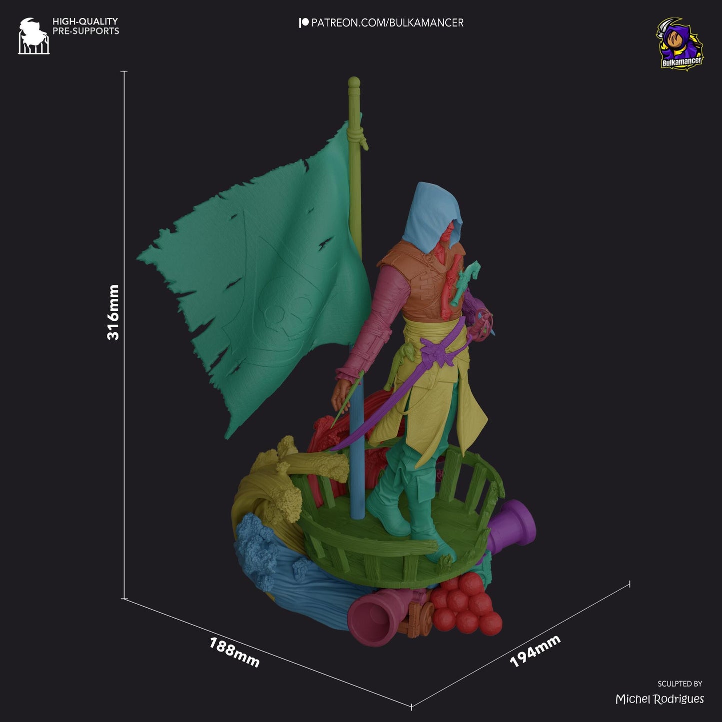 Edward Garage Kit | Fanmade Model by Bulkamancer| The pirate | 3D Printed
