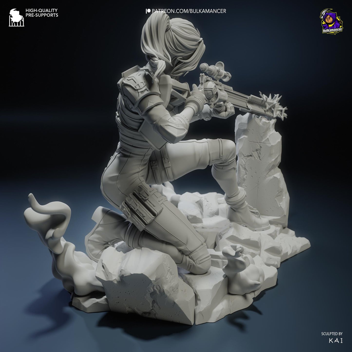 Caitlyn Garage Kit | Fanmade Model by Bulkamancer| Sniper | 3D Printed