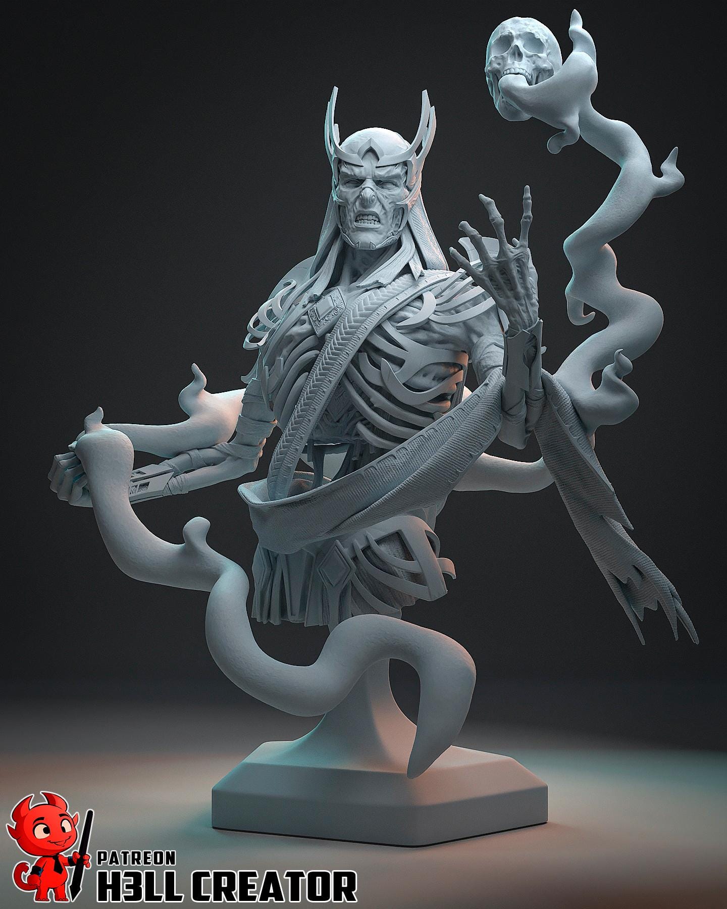 Vecna Garage Kit | Fanmade Model by h3llCreator | The Arch-Lich | 3D Printed