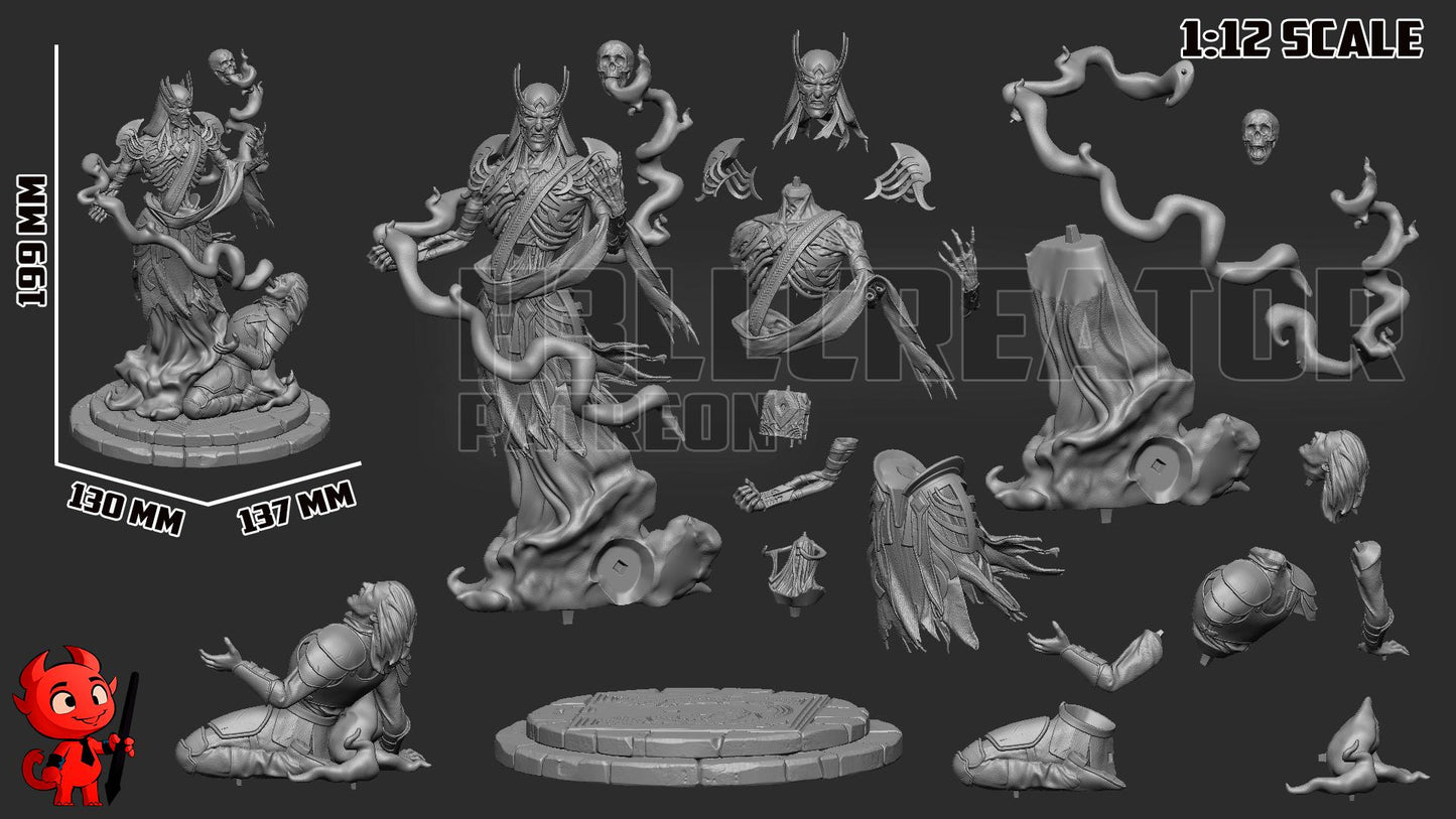 Vecna Garage Kit | Fanmade Model by h3llCreator | The Arch-Lich | 3D Printed