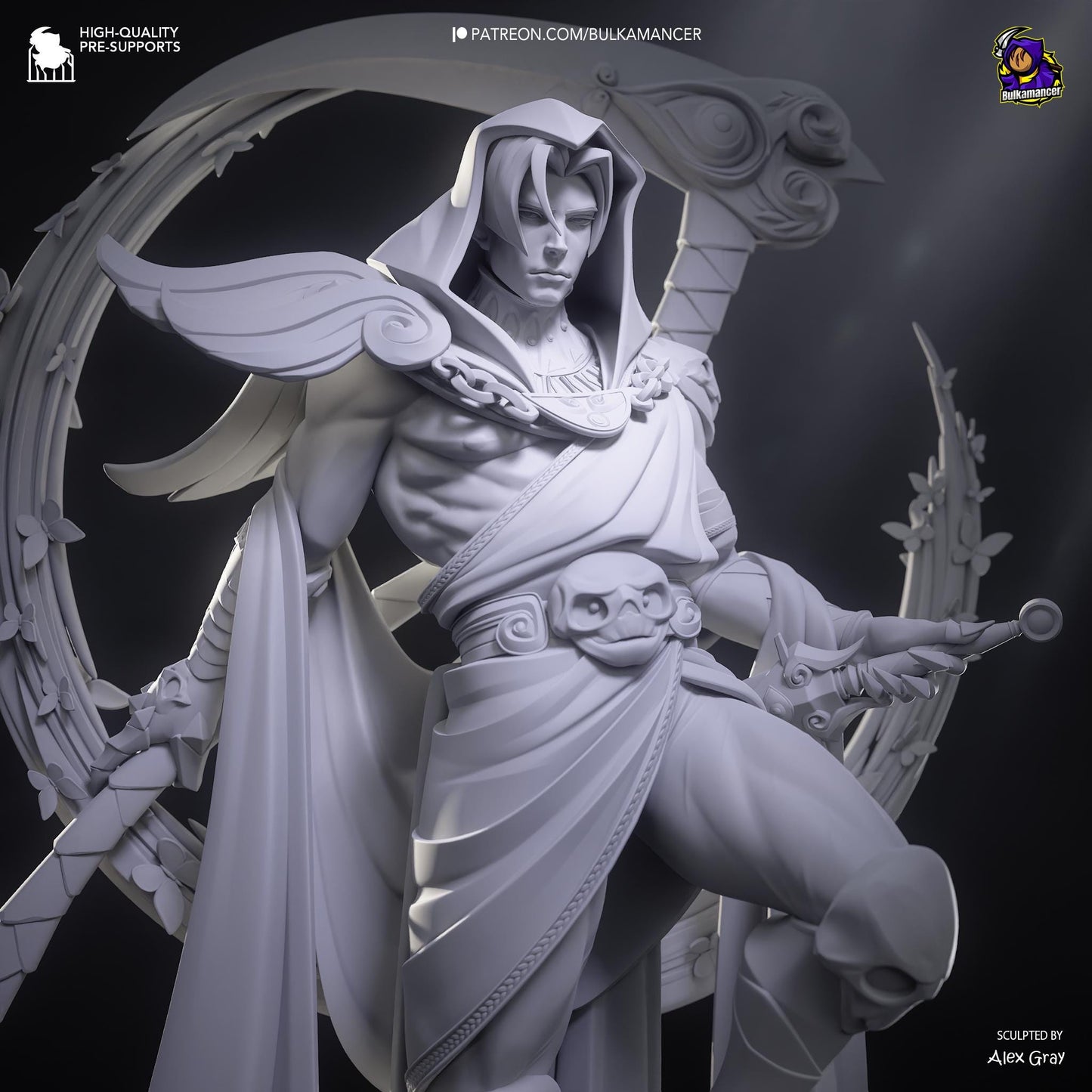 Thanatos Garage Kit | Fanmade Model by Bulkamancer| Death Comes | 3D Printed