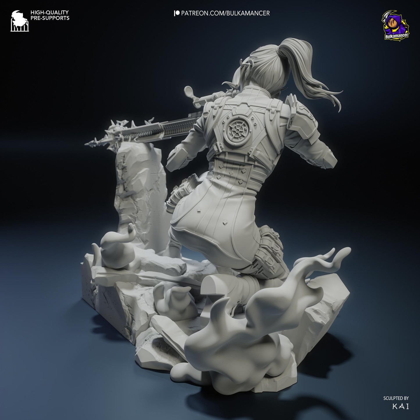 Caitlyn Garage Kit | Fanmade Model by Bulkamancer| Sniper | 3D Printed