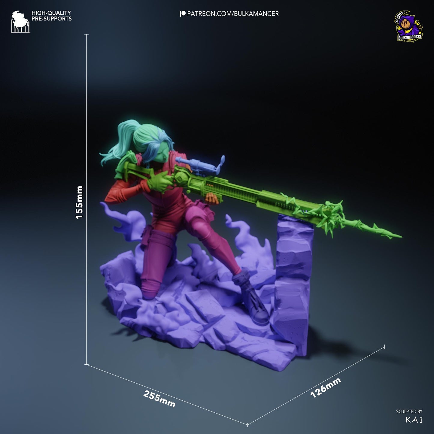 Caitlyn Garage Kit | Fanmade Model by Bulkamancer| Sniper | 3D Printed