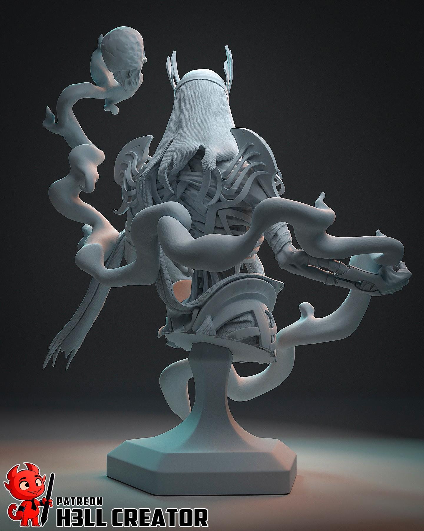 Vecna Garage Kit | Fanmade Model by h3llCreator | The Arch-Lich | 3D Printed