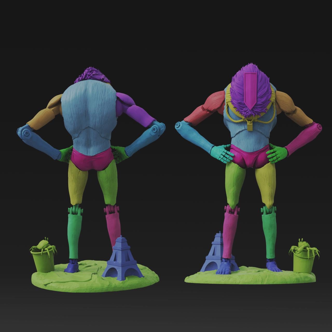 Monoco Garage Kit | Fanmade Model by Bulkamancer| Gestral | 3D Printed