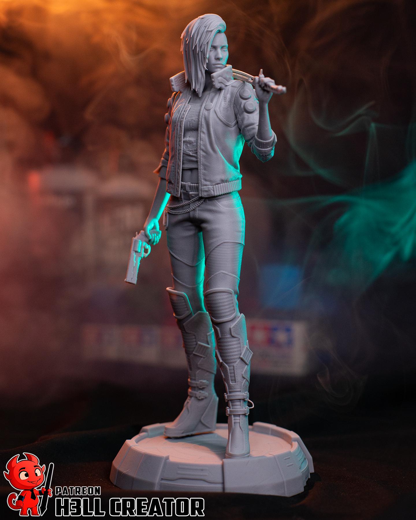 Female V Garage Kit | Fanmade Model by h3llCreator | Valerie | 3D Printed