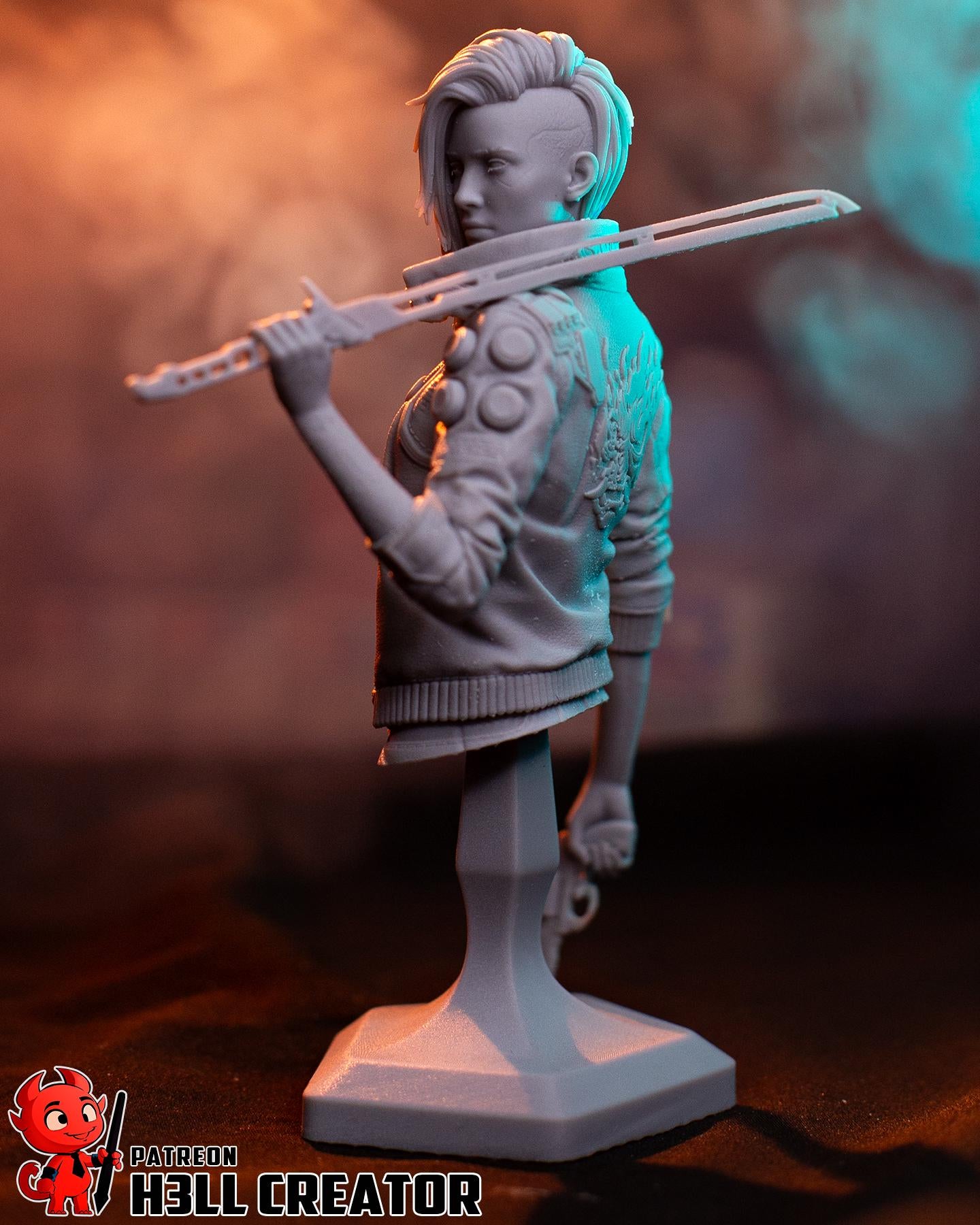 Female V Garage Kit | Fanmade Model by h3llCreator | Valerie | 3D Printed