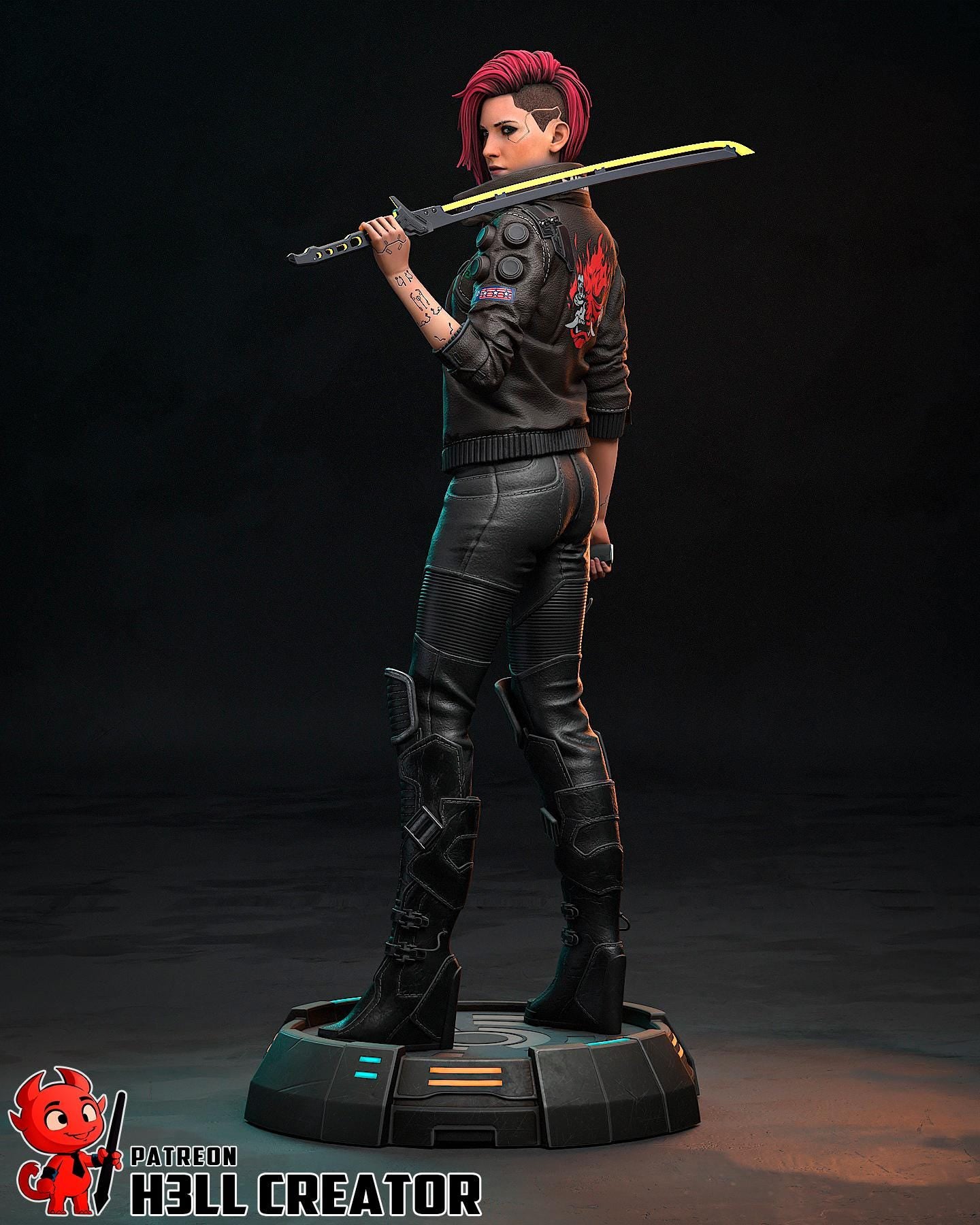 Female V Garage Kit | Fanmade Model by h3llCreator | Valerie | 3D Printed
