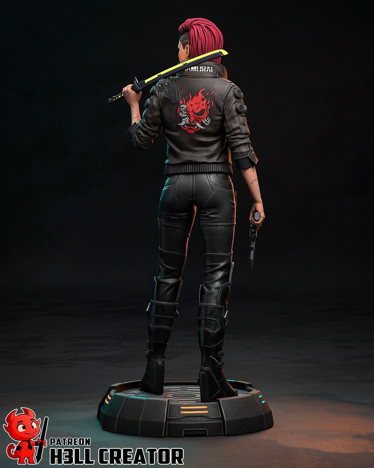 Female V Garage Kit | Fanmade Model by h3llCreator | Valerie | 3D Printed