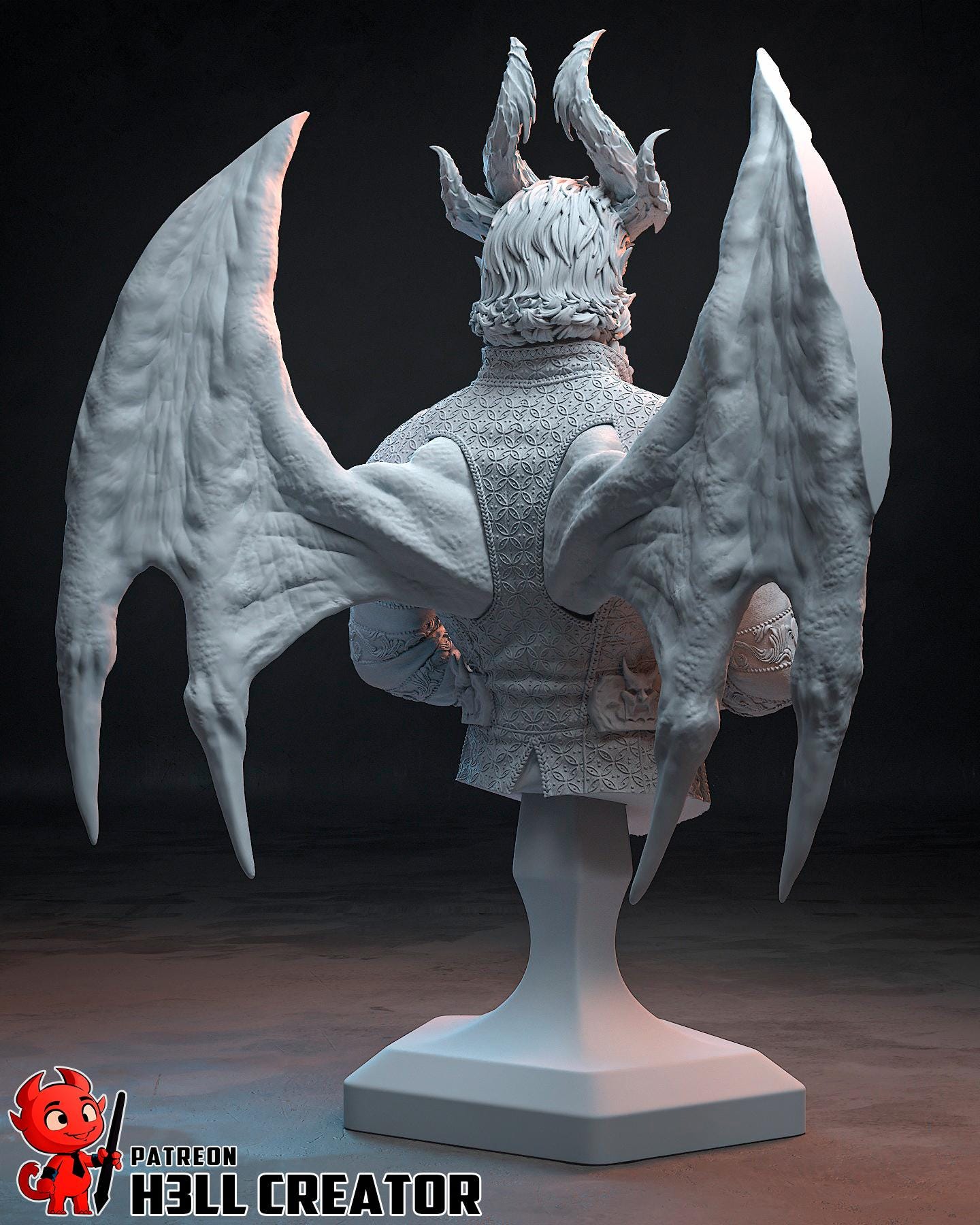 Baldur's Gate 3 Raphael Garage Kit | Fanmade Model by h3ll creator | The devil landlord | 3D Printed