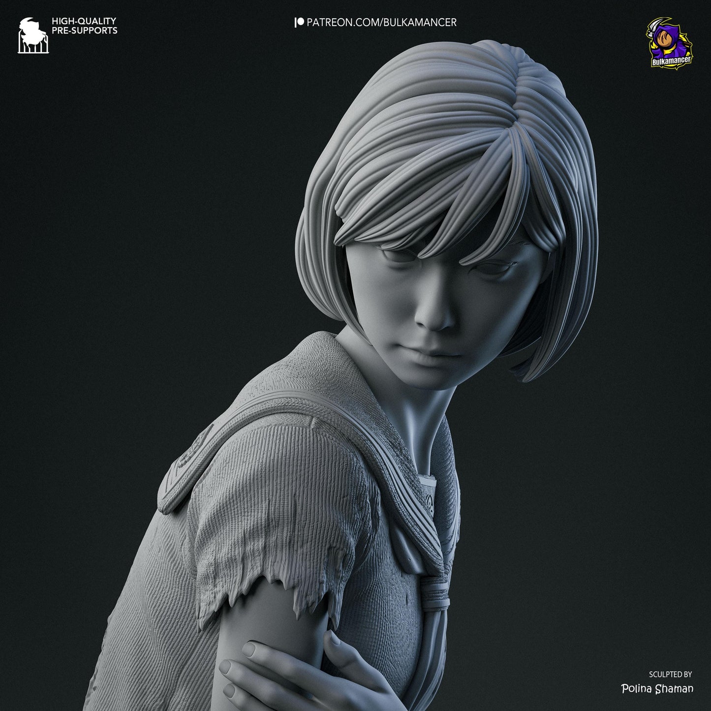 Hinako Garage Kit | Fanmade Model by Bulkamancer| High Schooler | 3D Printed