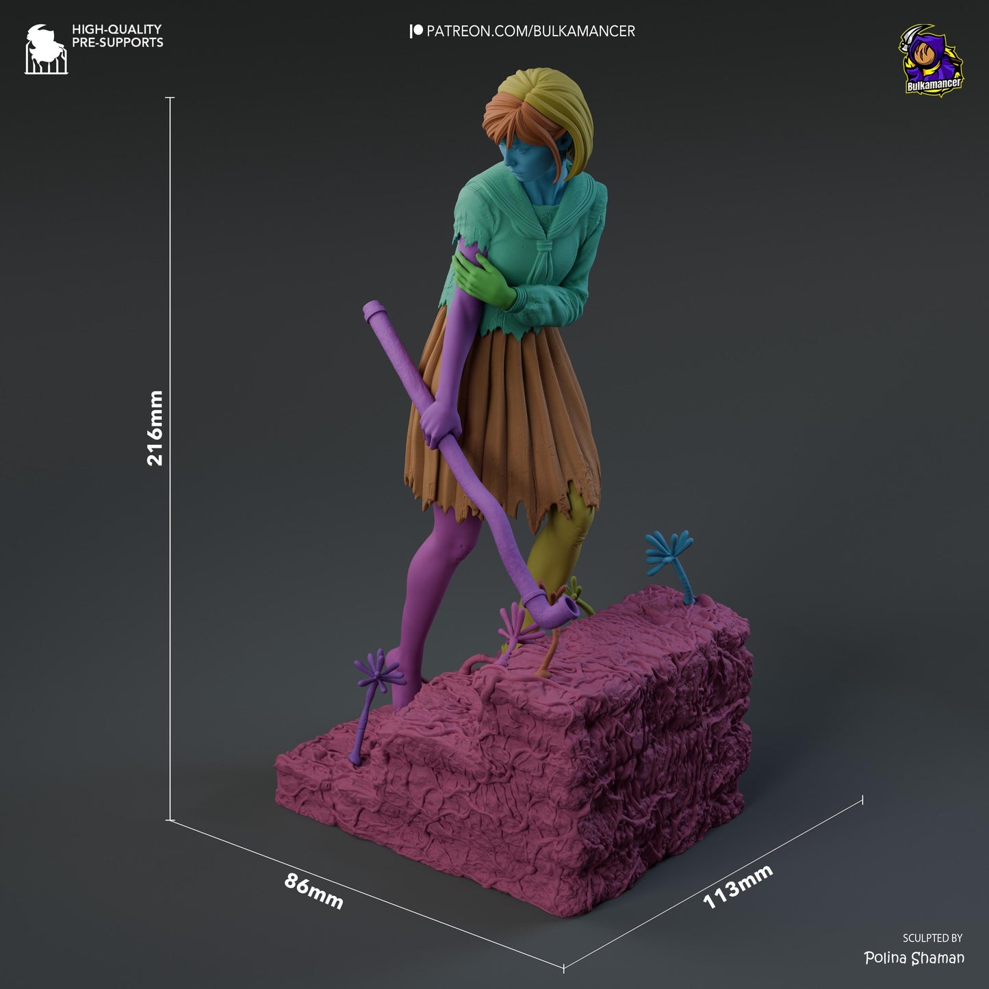 Hinako Garage Kit | Fanmade Model by Bulkamancer| High Schooler | 3D Printed