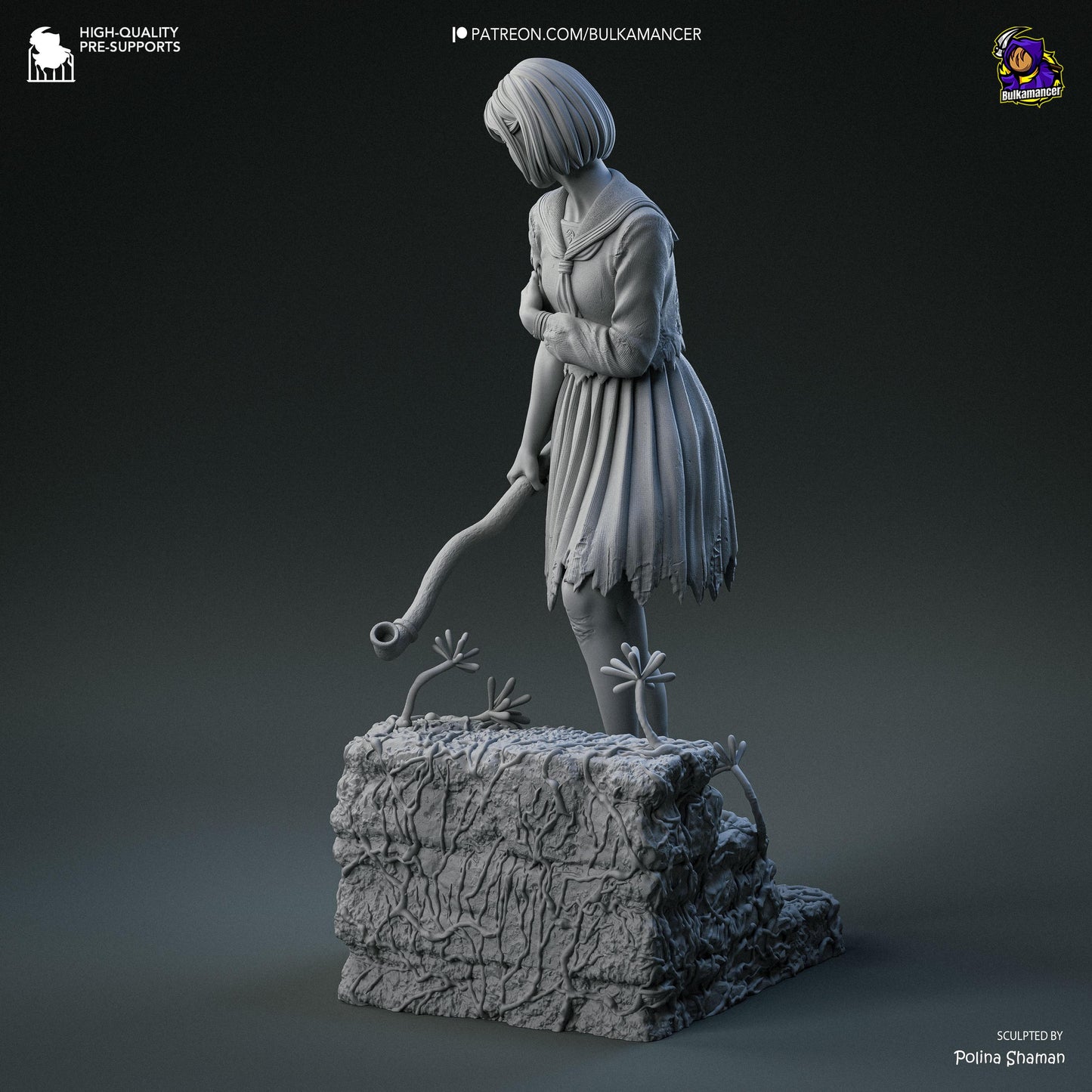 Hinako Garage Kit | Fanmade Model by Bulkamancer| High Schooler | 3D Printed
