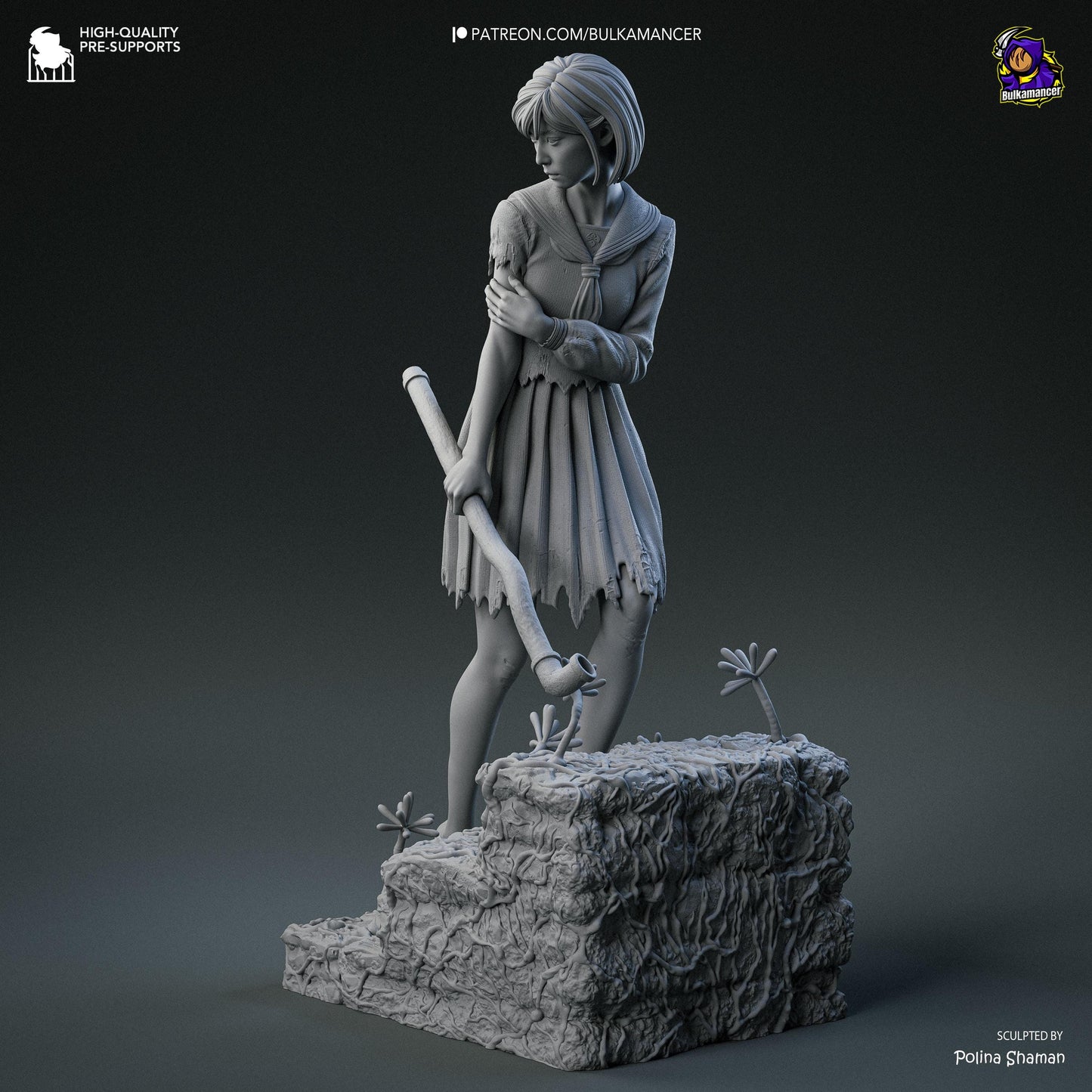 Hinako Garage Kit | Fanmade Model by Bulkamancer| High Schooler | 3D Printed