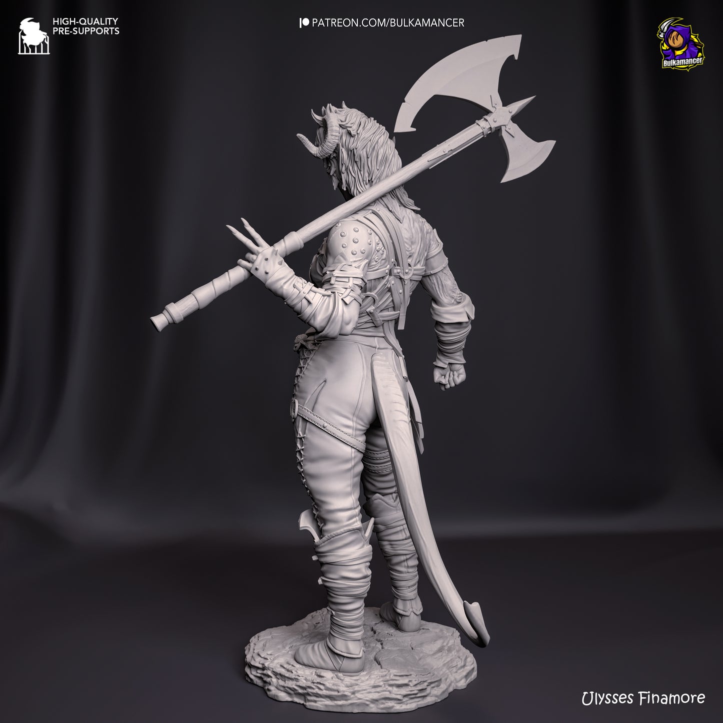 Baldur's Gate 3 Karlach Garage Kit | Fanmade Model by Bulkamancer | Barbarian mommy | 3D Printed - Sephiknot