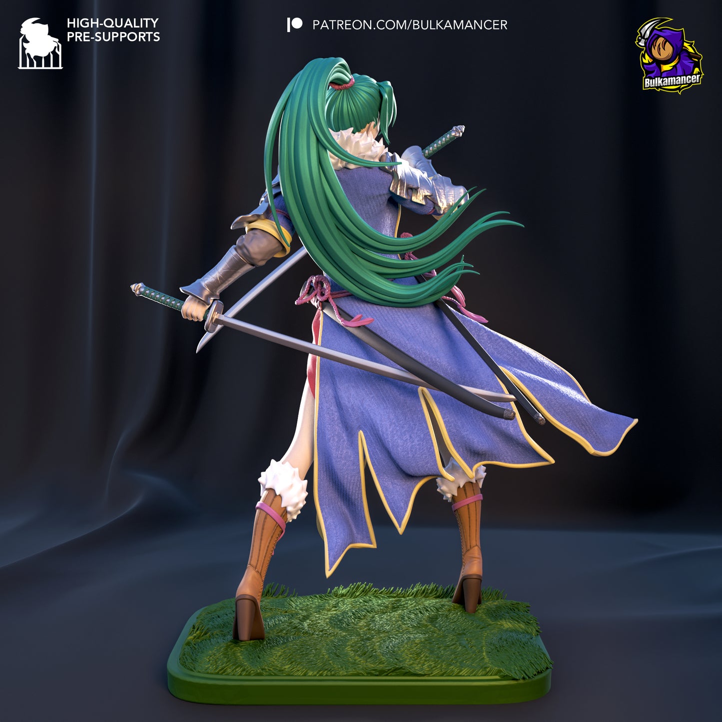Blademaster of the Plains Garage Kit | Fanmade Model by Bulkamancer | 3D Printed - Sephiknot