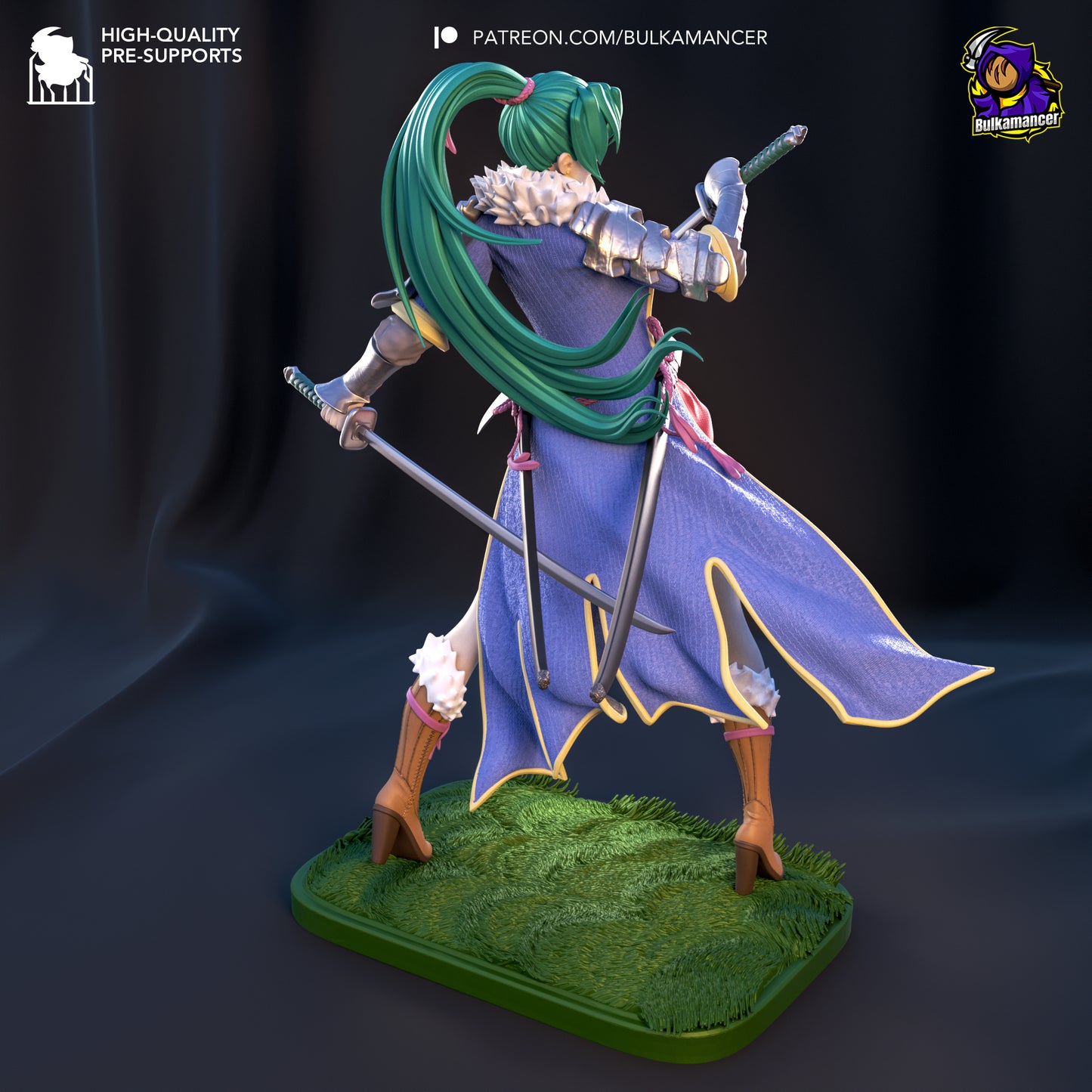 Blademaster of the Plains Garage Kit | Fanmade Model by Bulkamancer | 3D Printed - Sephiknot