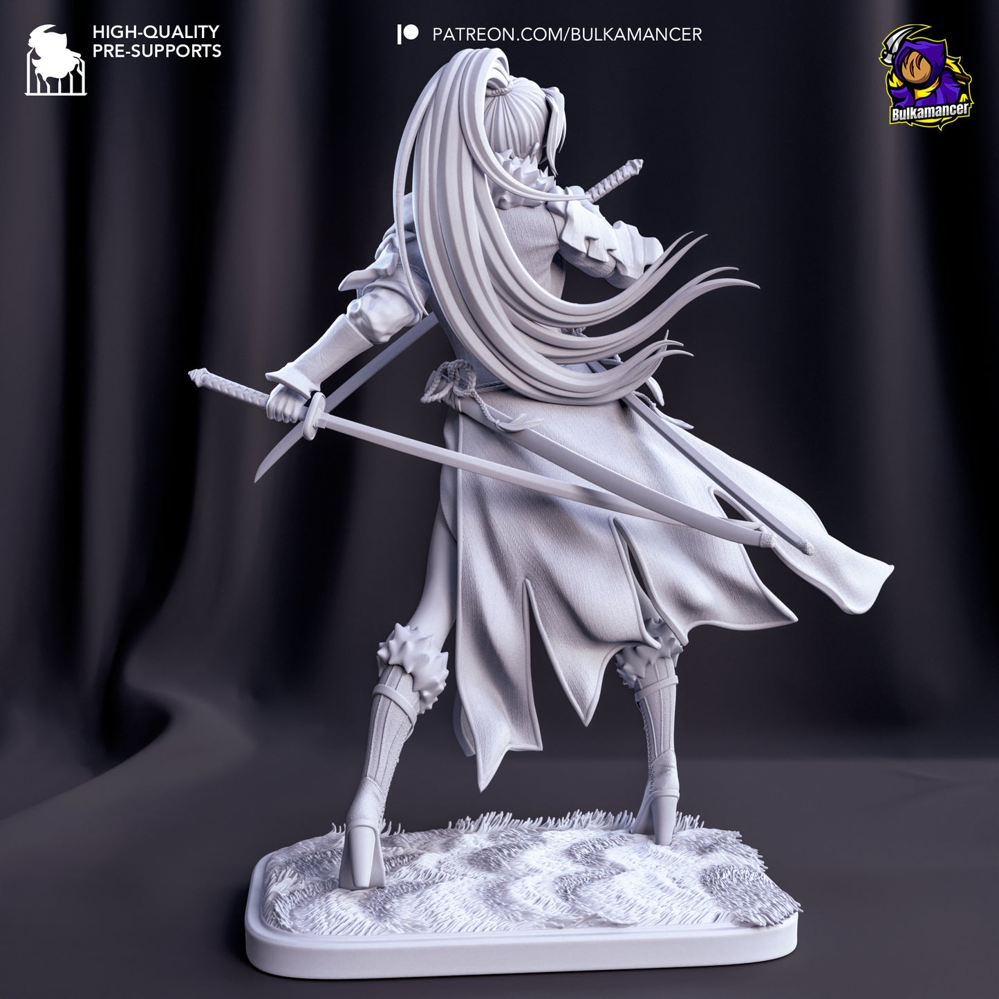 Blademaster of the Plains Garage Kit | Fanmade Model by Bulkamancer | 3D Printed - Sephiknot