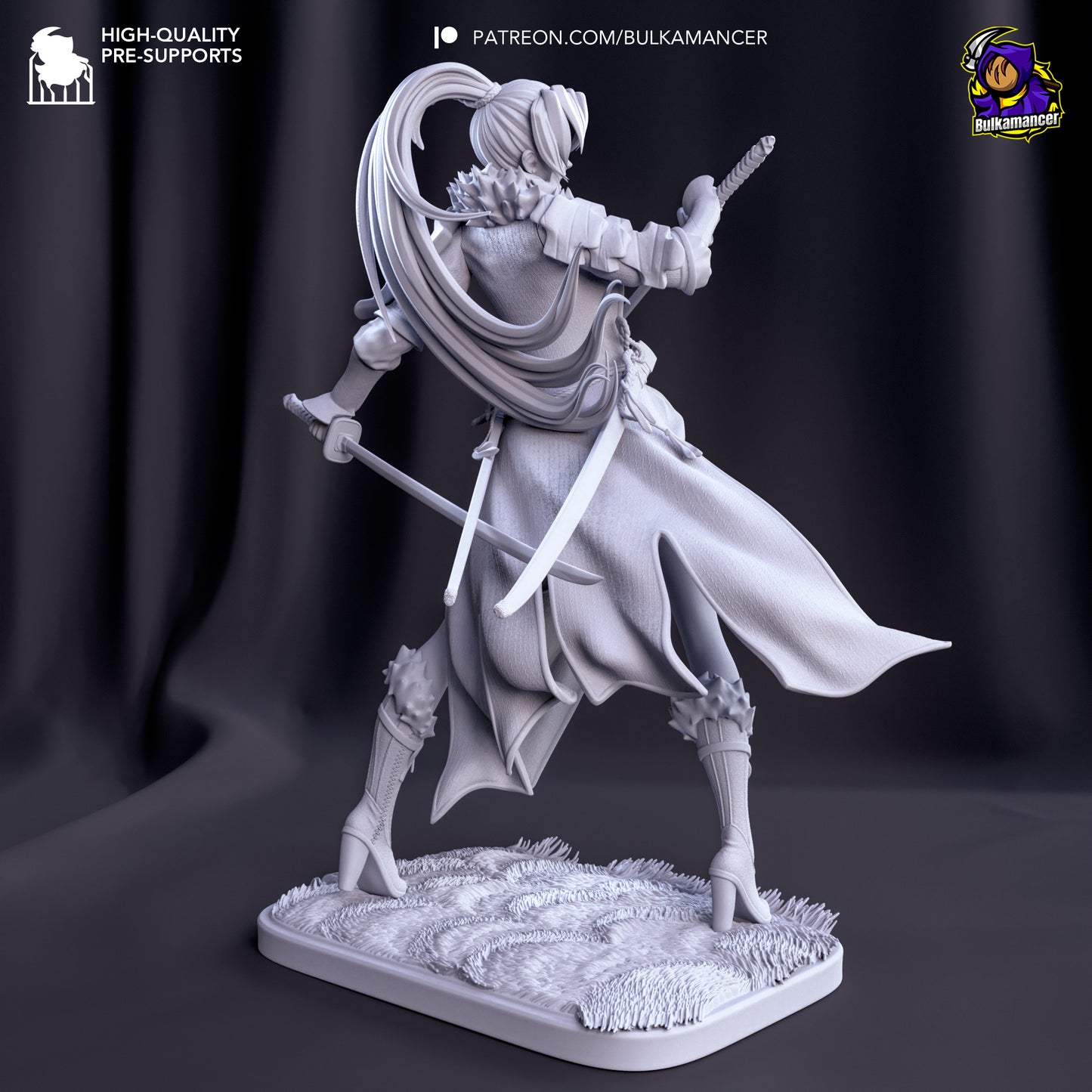 Blademaster of the Plains Garage Kit | Fanmade Model by Bulkamancer | 3D Printed - Sephiknot