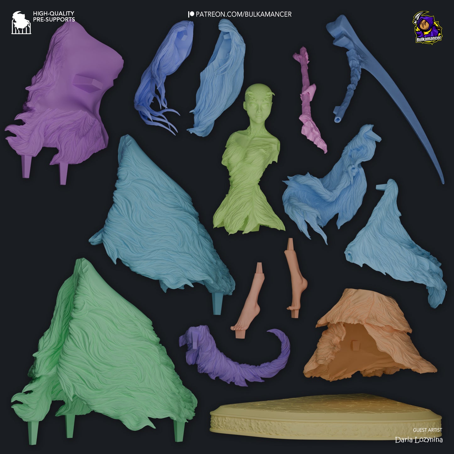 Crossbreed Priscilla Garage Kit | Fanmade Model by Bulkamancer | 3D Printed - Sephiknot