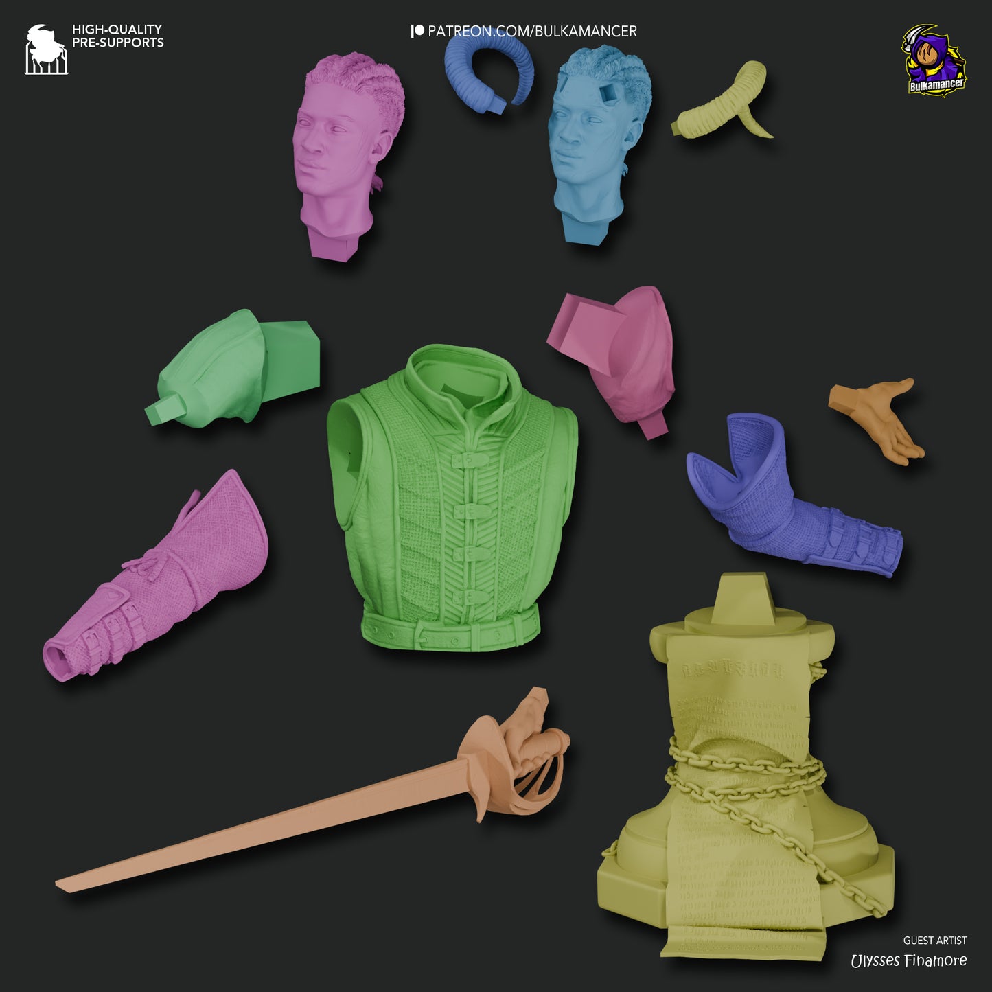 Wyll Garage Kit | Fanmade Model by Bulkamancer | 3D Printed - Sephiknot