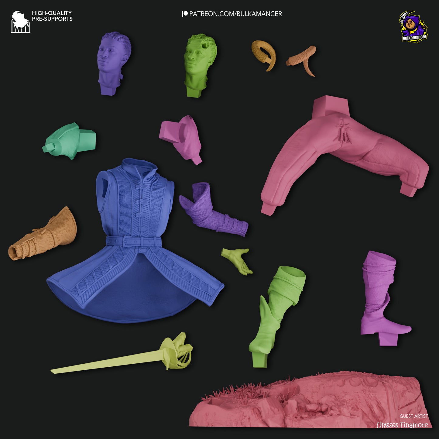 Wyll Garage Kit | Fanmade Model by Bulkamancer | 3D Printed - Sephiknot
