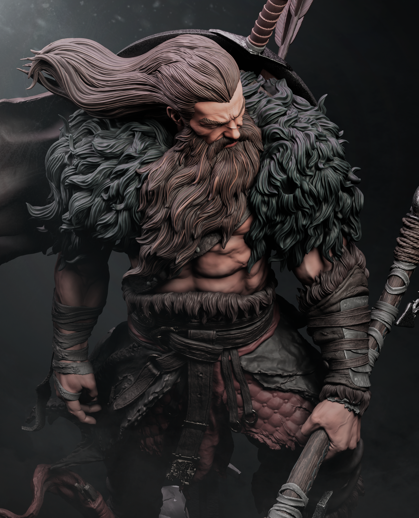 North Warrior by CA3D | High Quality Resin Print | Painted Commissions available!