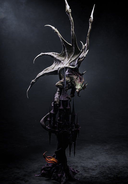 Mysterious Dragon by CA3D | High Quality Resin Print | Painted Commissions available! - Sephiknot