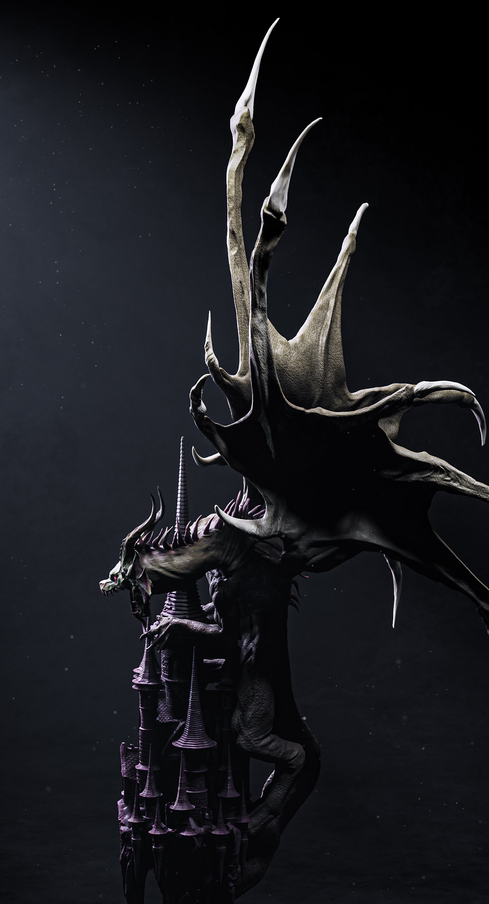 Mysterious Dragon by CA3D | High Quality Resin Print | Painted Commissions available! - Sephiknot