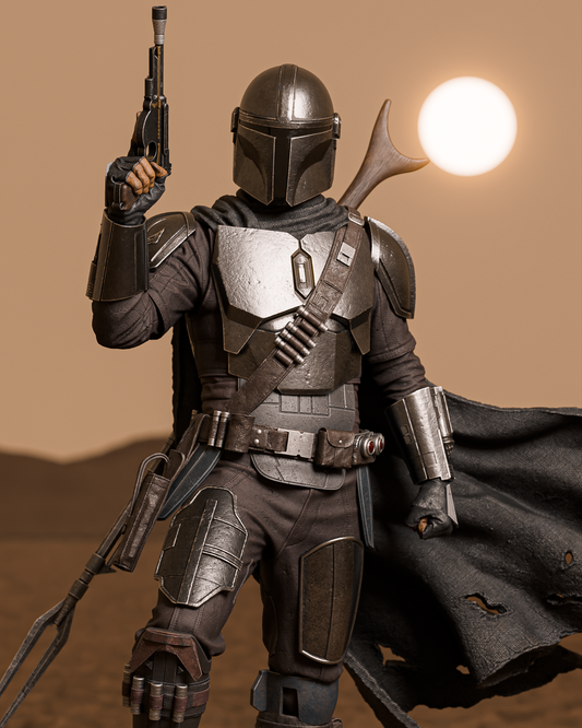 Mandalorian by CA3D | High Quality Resin Print | Painted Commissions available!