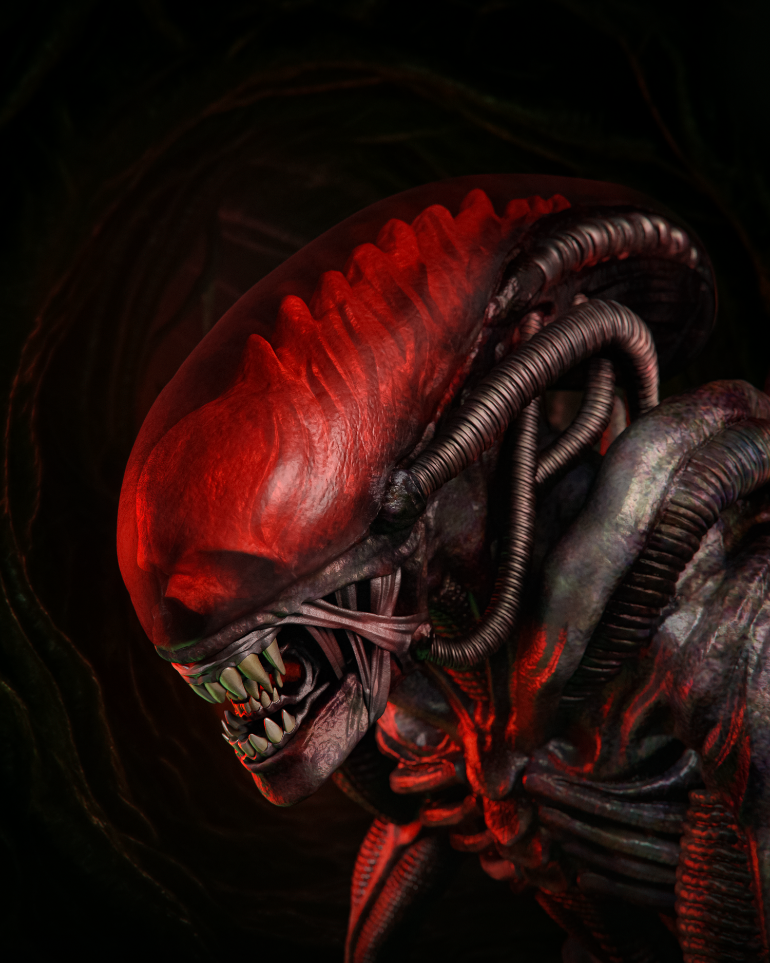 Xenomorphs from Alien Fan-Made Model by CA3D - Sephiknot