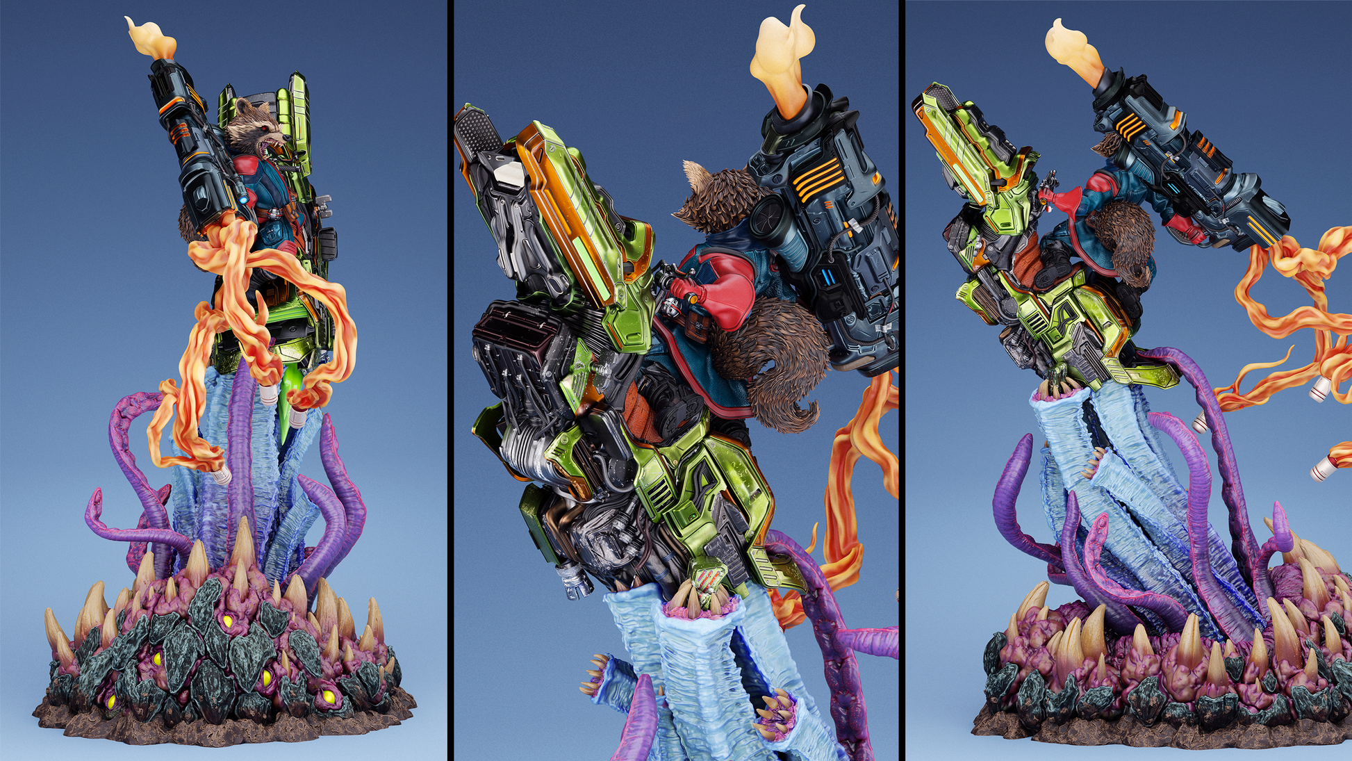 Rocket from Guardians of the Galaxy Fan-Made Model by CA3D - Sephiknot