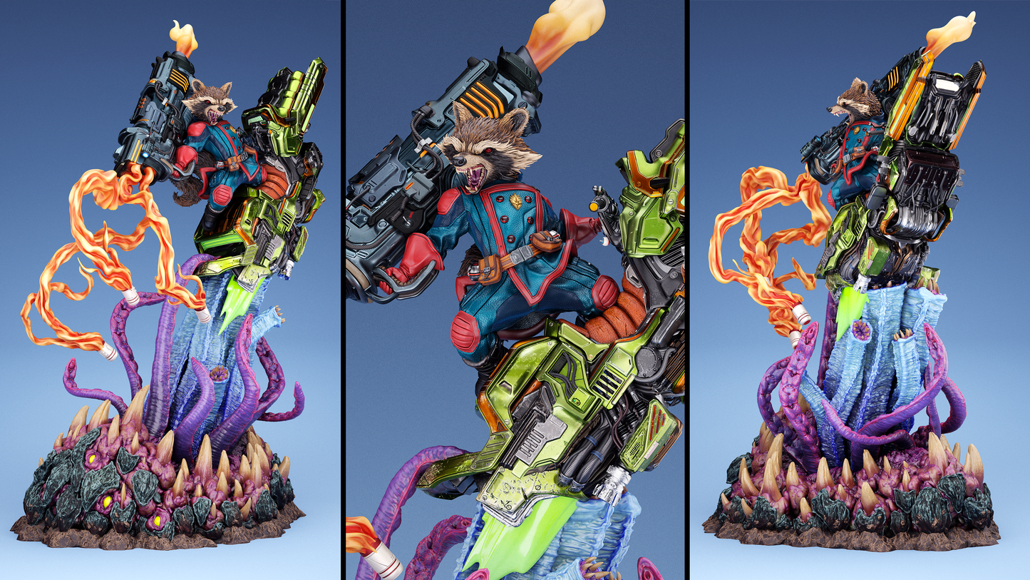 Rocket from Guardians of the Galaxy Fan-Made Model by CA3D - Sephiknot
