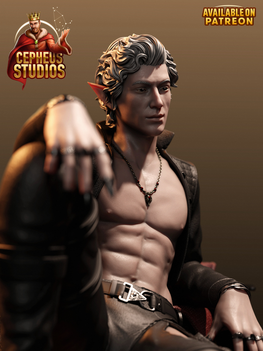 Astarion from Baldurs Gate by Cepheus | High Quality Resin Print | Painted Commissions available!