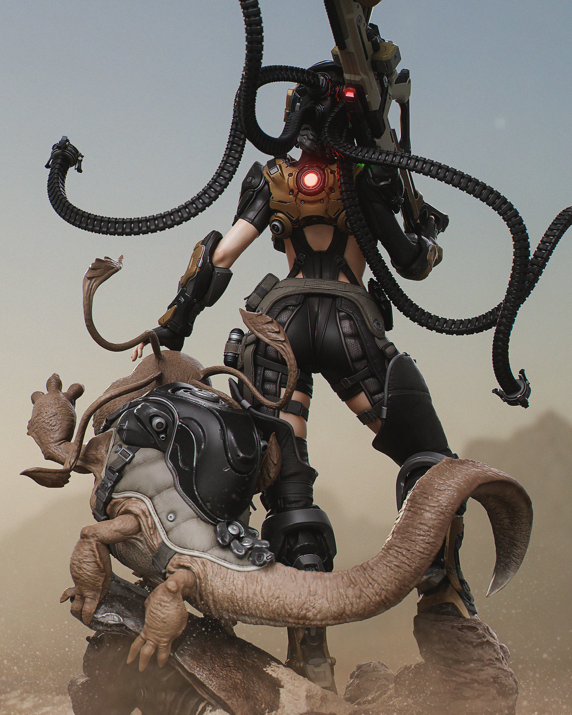 Kyla by CA3D | High Quality Resin Print | Painted Commissions available! - Sephiknot