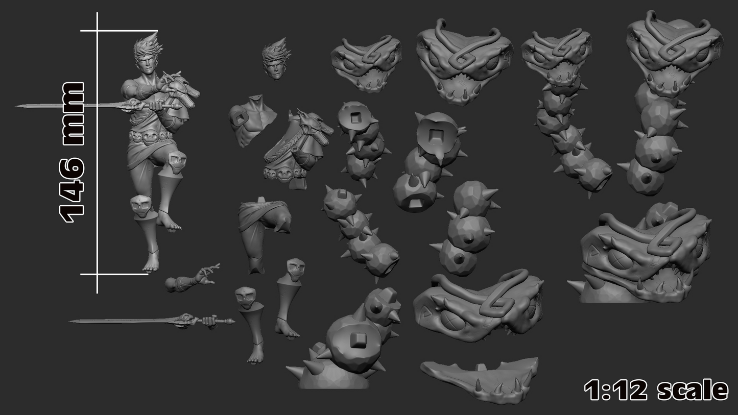 Zagreus Garage Kit | Fanmade Model by h3llcreator | Wayward son | 3D Printed - Sephiknot