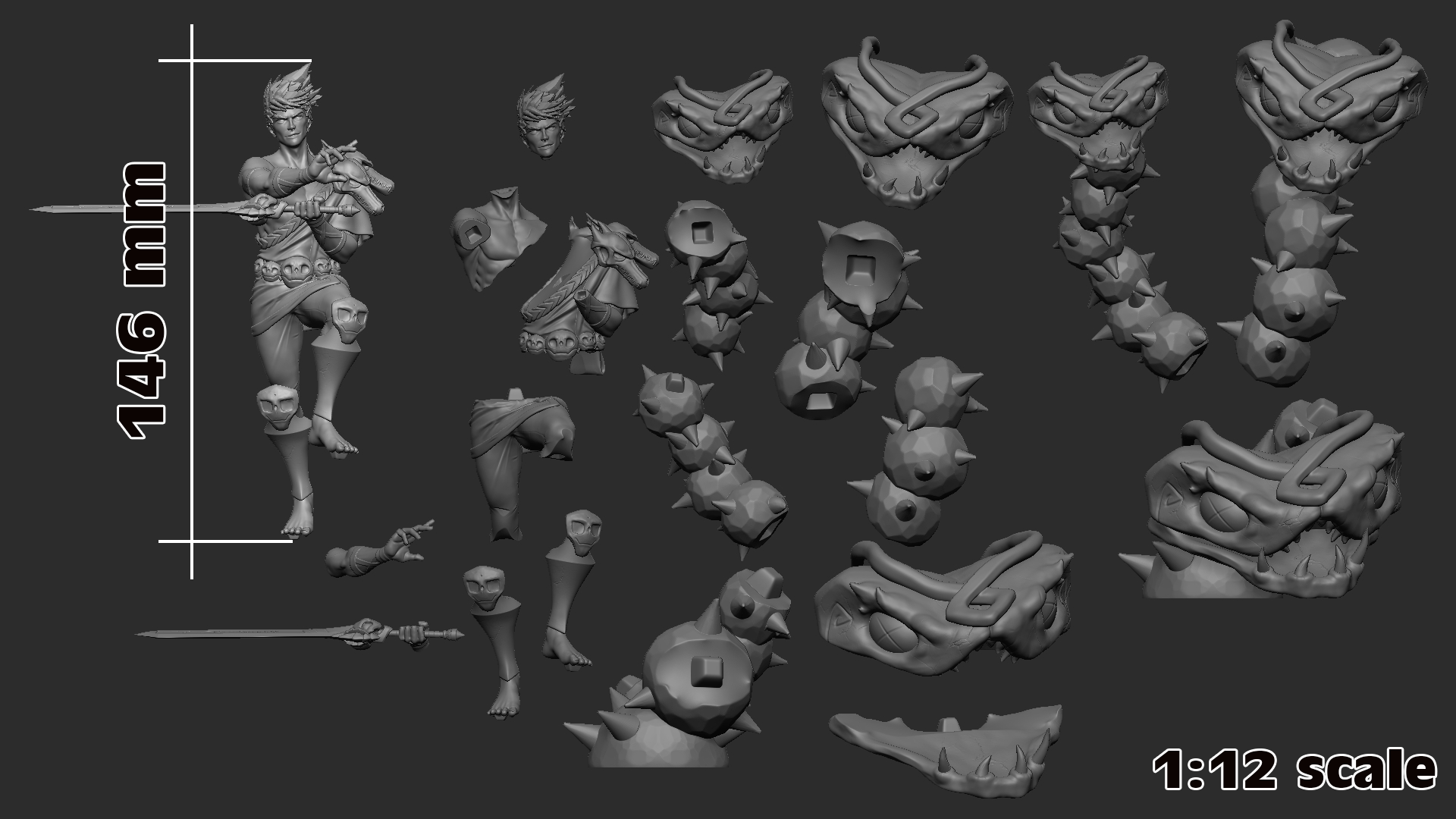Zagreus Garage Kit | Fanmade Model by h3llcreator | Wayward son | 3D Printed - Sephiknot