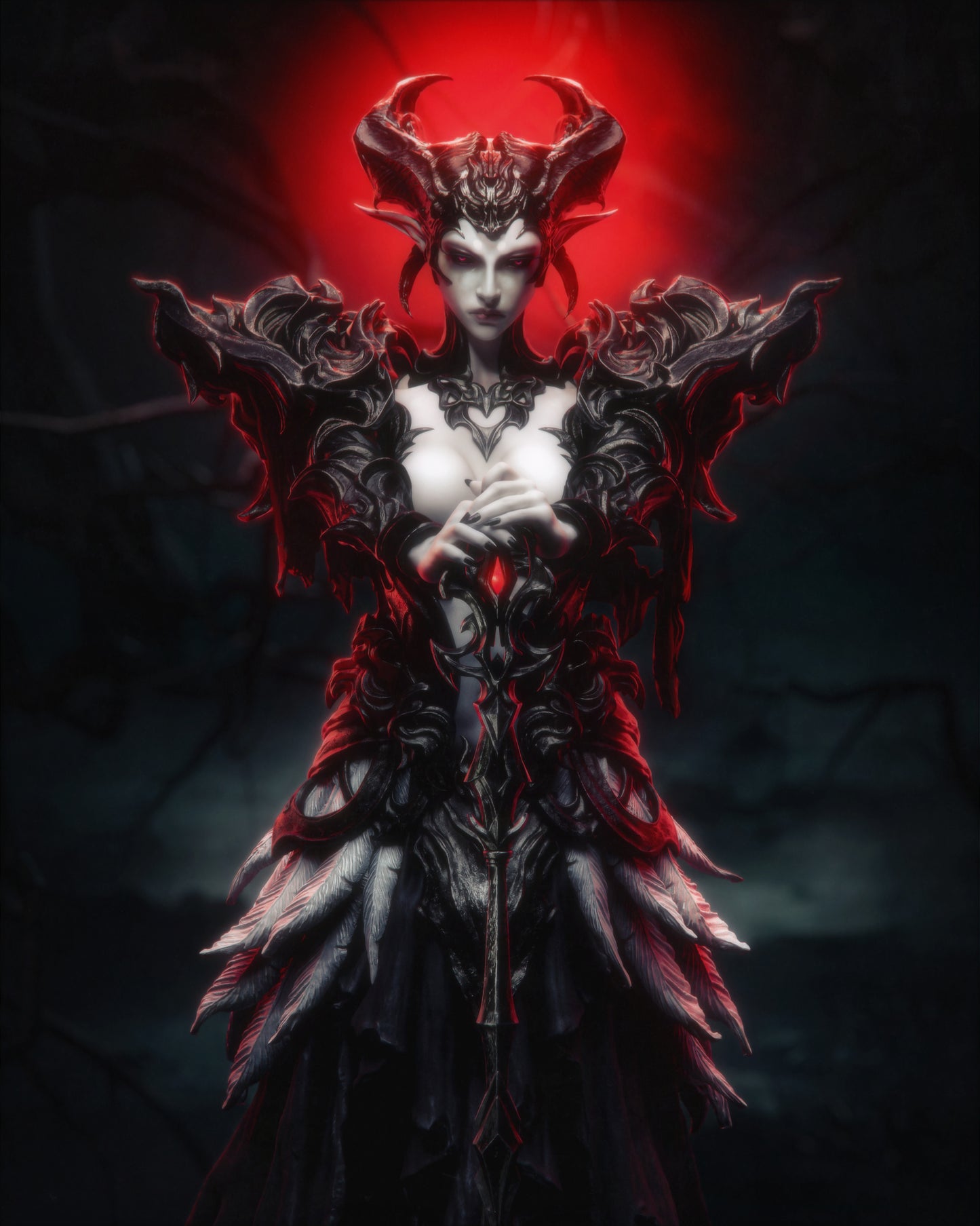 Queen of the Ashen Vale from Warcraft by CA3D | High Quality Resin Print | Painted Commissions available!