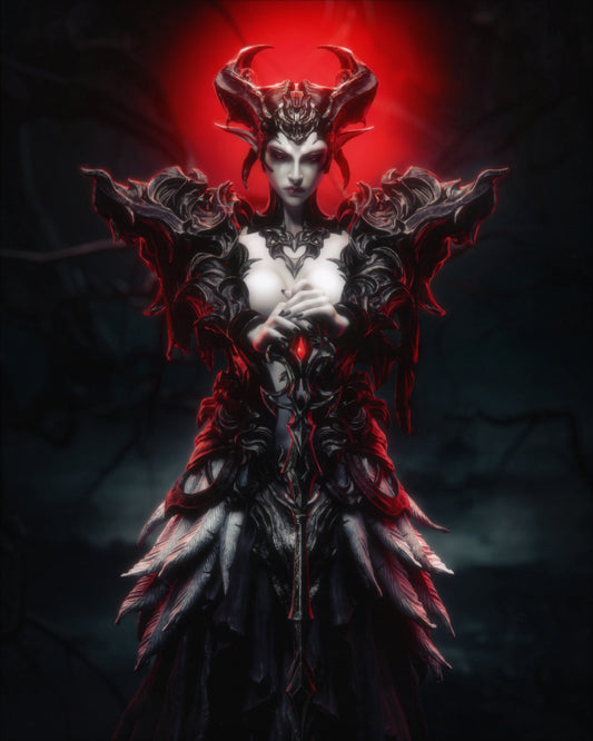 Queen of the Ashen Vale from Warcraft by CA3D | High Quality Resin Print | Painted Commissions available!