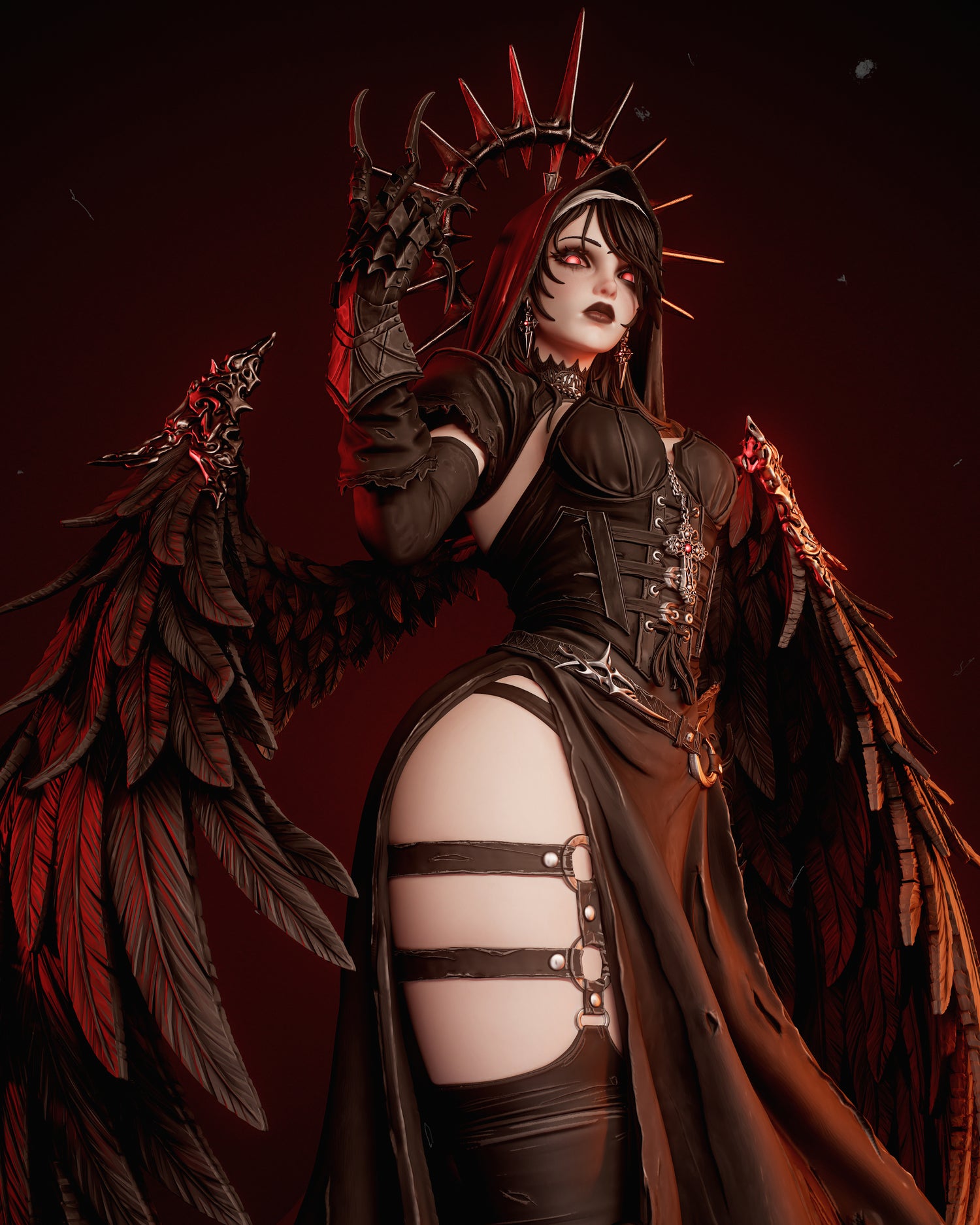 Corrupted Nun Original Model by CA3D - Sephiknot