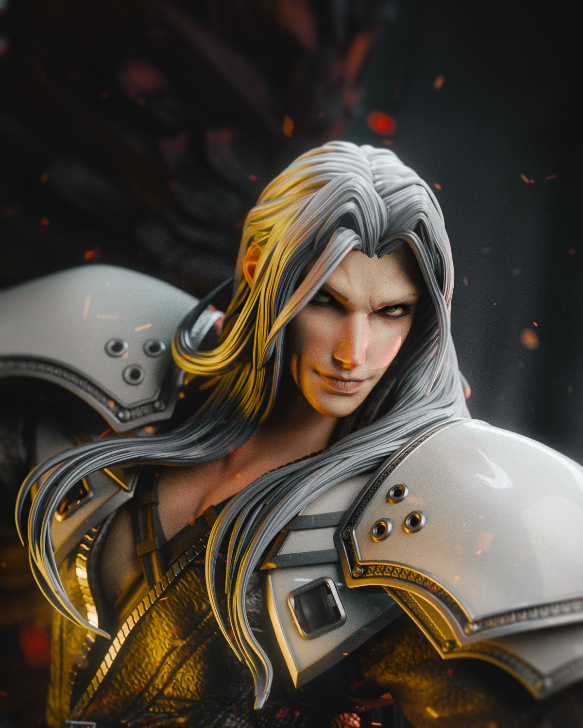 Sephiroth from Final Fantasy Fan-Model by CA3D
