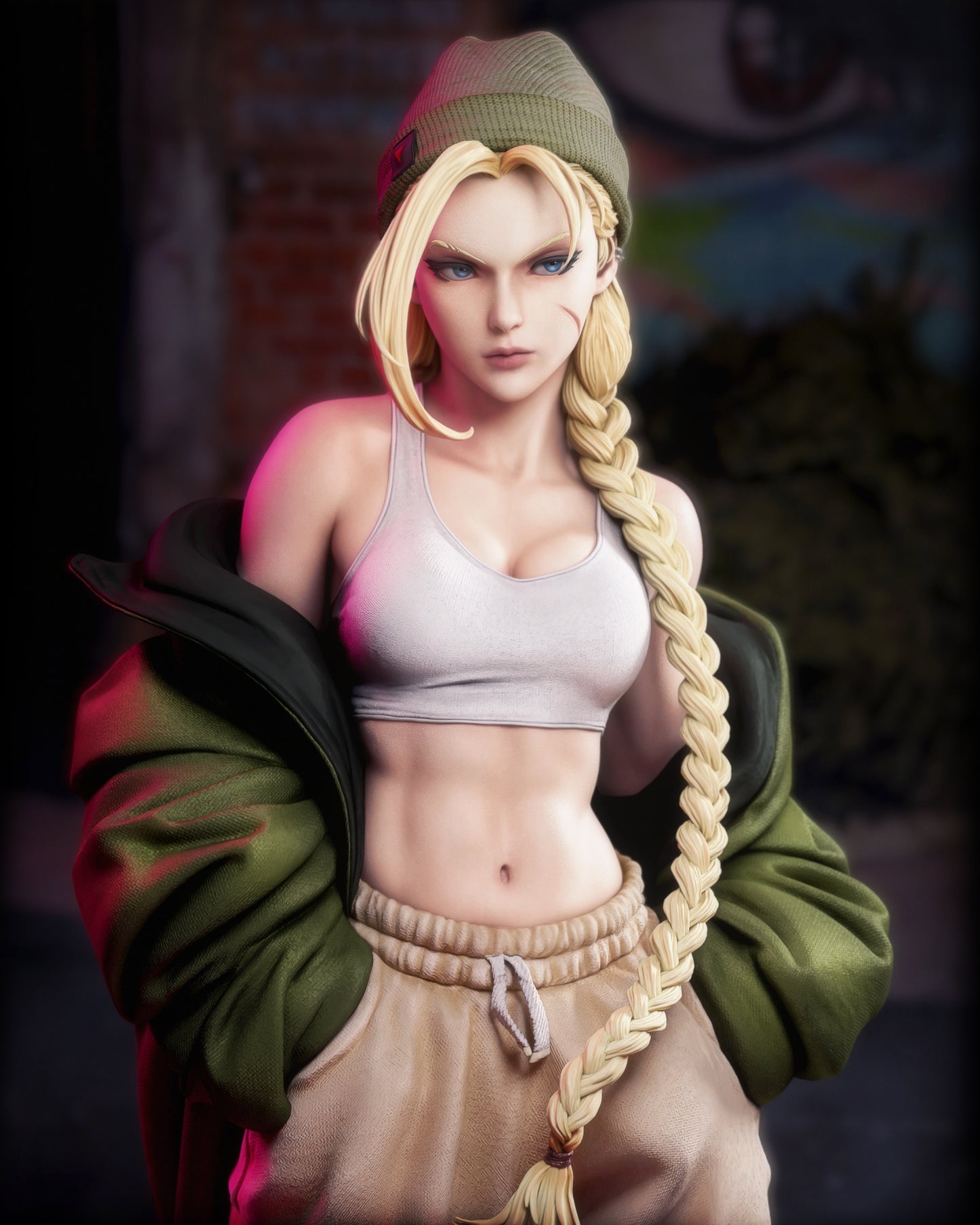 Cammy from Street Fighter by CA3D | High Quality Resin Print | Painted Commissions available!