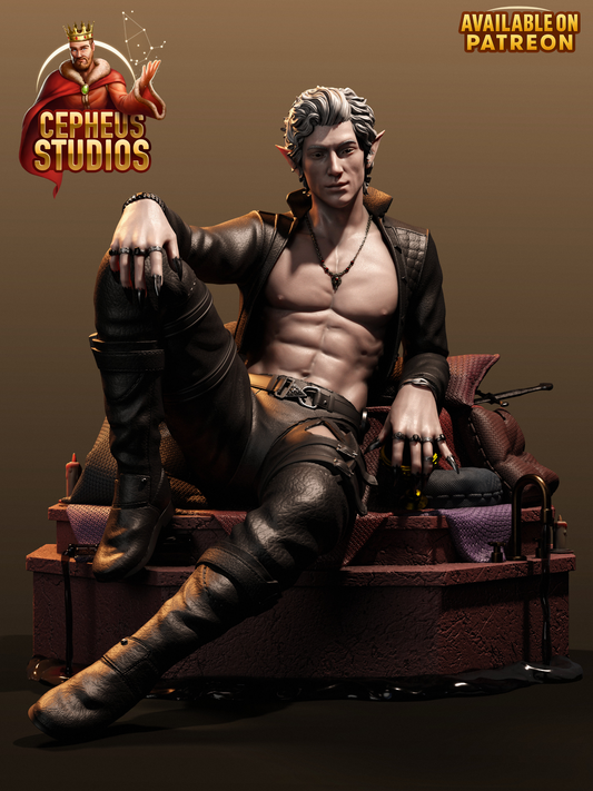Astarion from Baldurs Gate by Cepheus | High Quality Resin Print | Painted Commissions available!