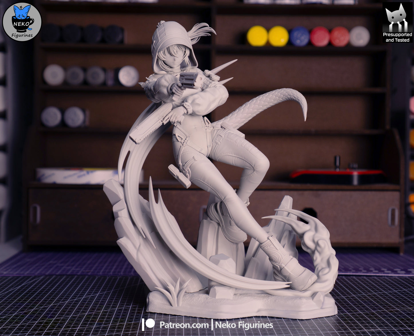 Flourite from Arknights: Endfield by Neko Figurines | High Quality Resin Print | Painted Commissions available! - Sephiknot