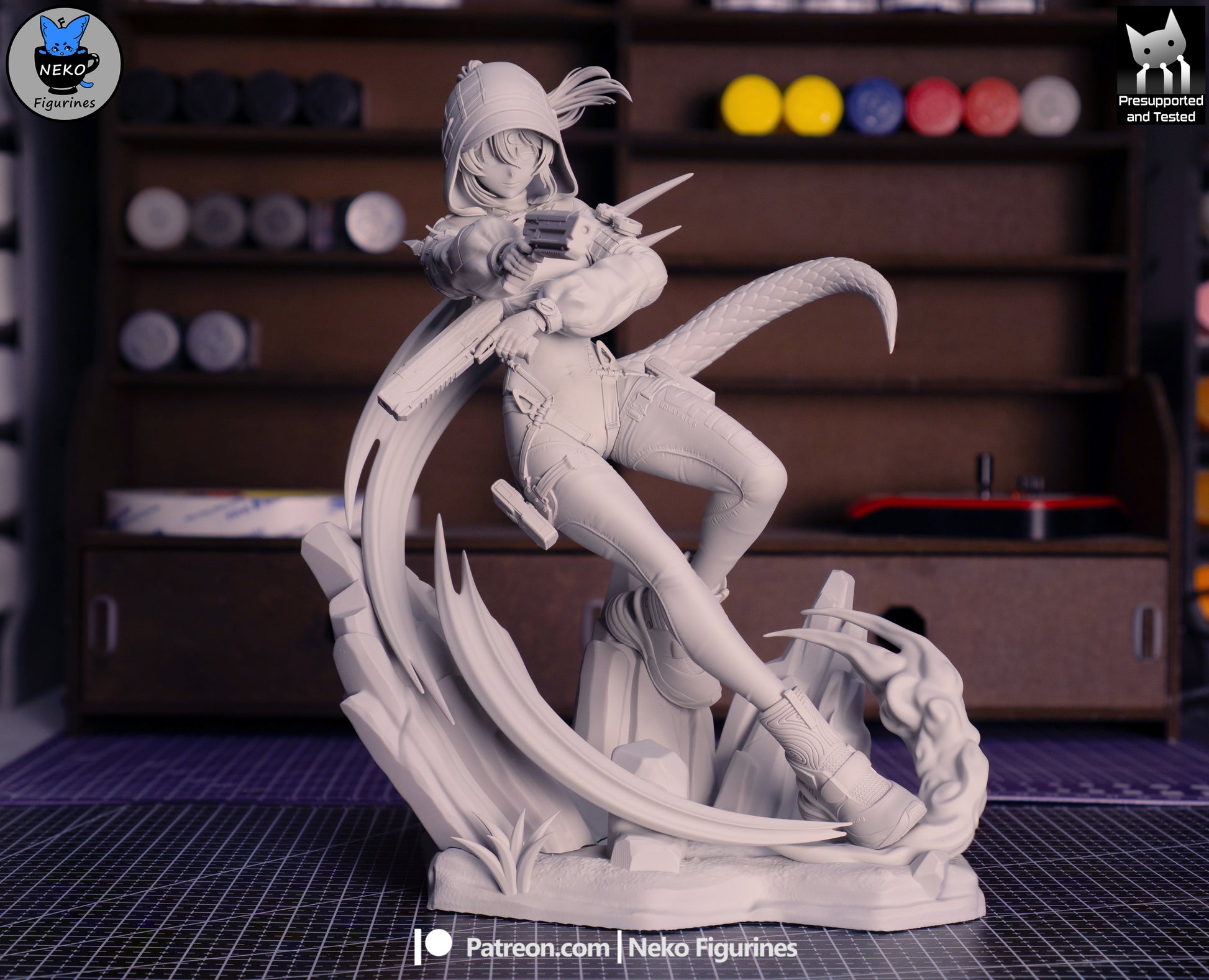 Flourite from Arknights: Endfield by Neko Figurines | High Quality Resin Print | Painted Commissions available! - Sephiknot