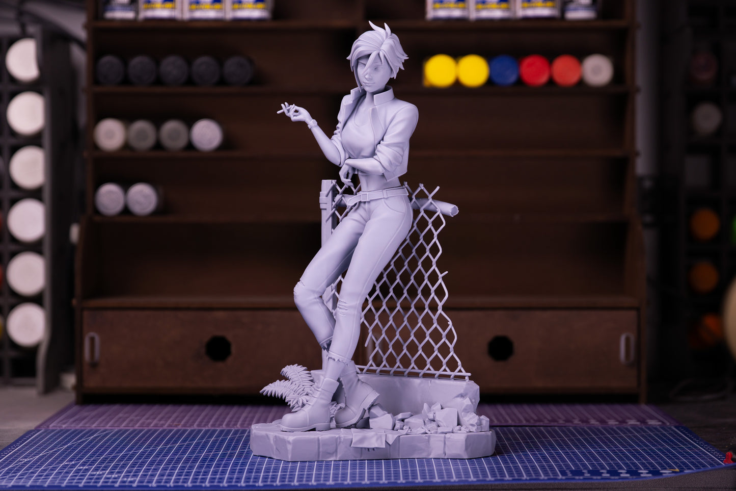 Invisigal from Dispatch by Neko Figurines | High Quality Resin Print | Painted Commissions available!