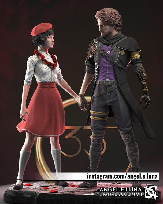 Gustave and Sophie from Clair Obscure Fan-Made Model by angel.e.luna LIMITED EDITION