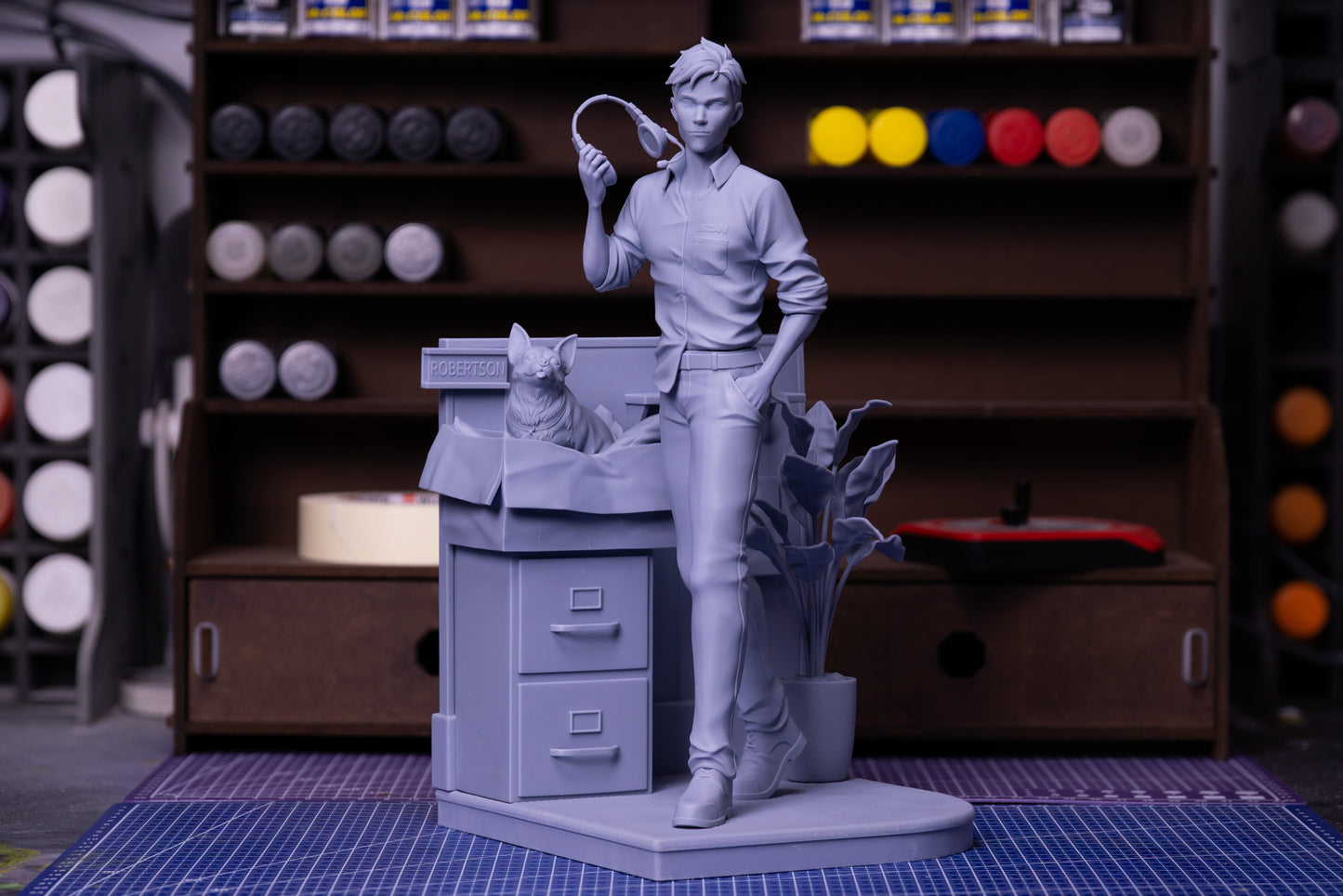 Robert from Dispatch by Neko Figurines | High Quality Resin Print | Painted Commissions available! - Sephiknot