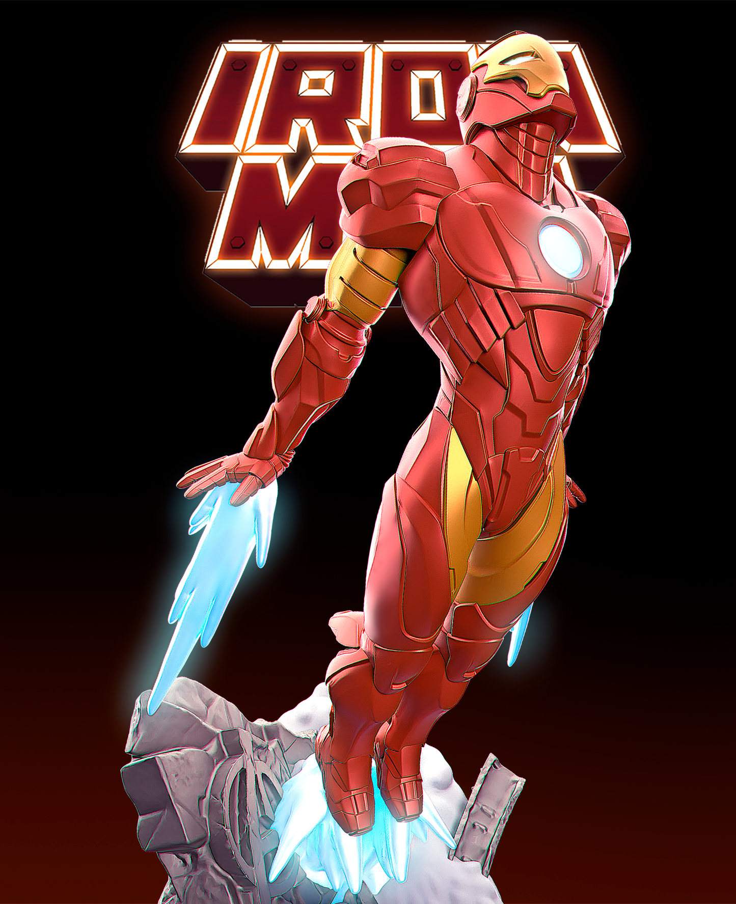 Iron Man from Marvel by CA3D | High Quality Resin Print | Painted Commissions available! - Sephiknot