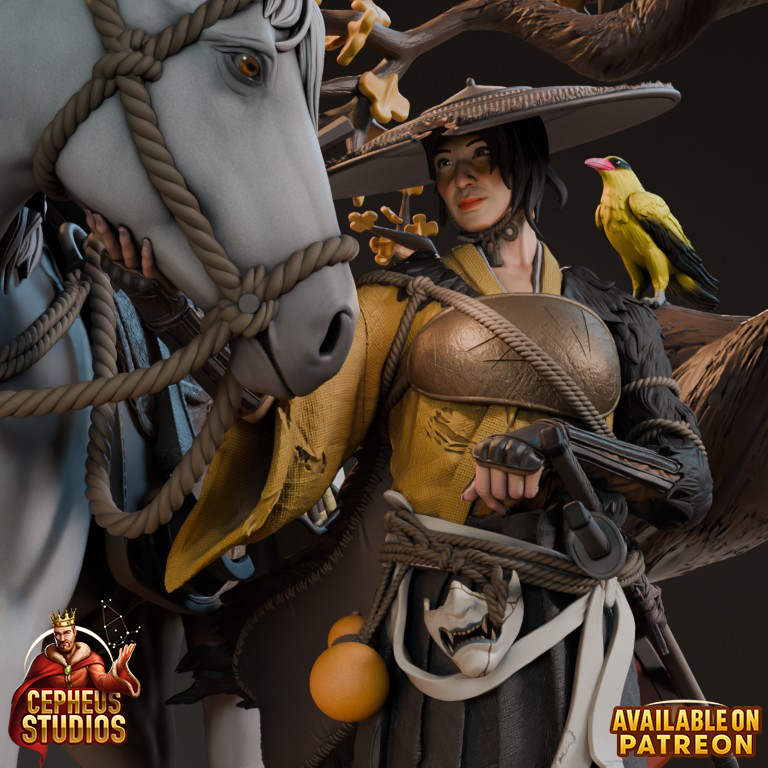 Atsu from Ghost of Yotei Fan-Made Model by Cepheus Studio - Sephiknot